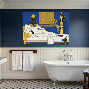 Bastet Royal Repose — Bastet Royal Repose Blue Bathroom Land 47