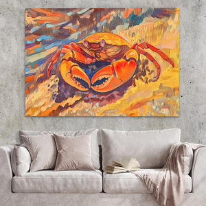 Battle - Ready Crab - Luxury Wall Art