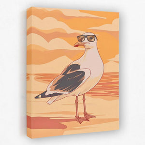 Beach Bum - Beach Canvas Wall Art