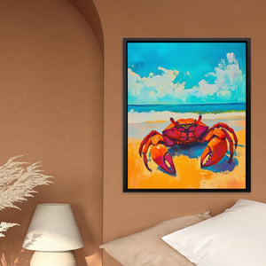 Beachside Red Crab - Luxury Wall Art