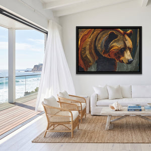 Bear Amber Expressionist — Bear Amber Expressionist Malibu Beach Land 175