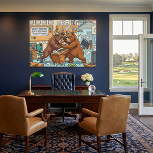 Bear Bull Office Grapple — Bear Bull Office Grapple Golf House Blue Land 65
