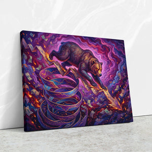 Bear Market Inferno โ Bear Market Inferno Against Wall4x5 Reflect2 1