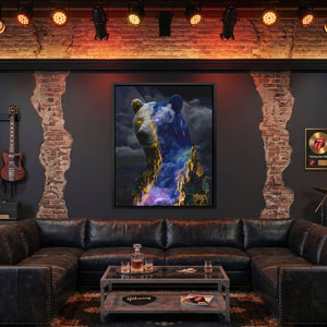 Bear Nebula Burst - Luxury Wall Art