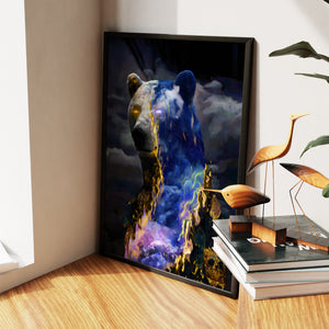 Bear Nebula Burst — Bear Nebula Burst New Living Room Wall Apartment Zoom 145