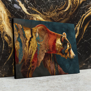 Bear Warm Mosaic — Bear Warm Mosaic Against Wall4x5 3 14