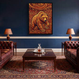 Bear Winding Path - Luxury Wall Art
