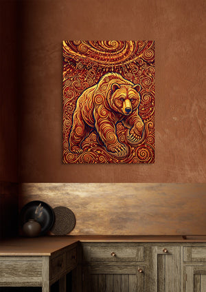 Bear Winding Path - Luxury Wall Art