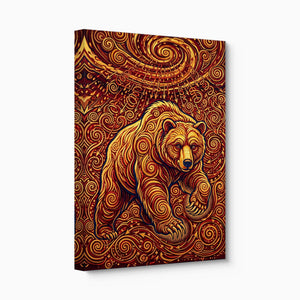 Bear Winding Path - Luxury Wall Art