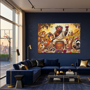 Bear Wine Toast — Bear Wine Toast Basketball Room Land 33