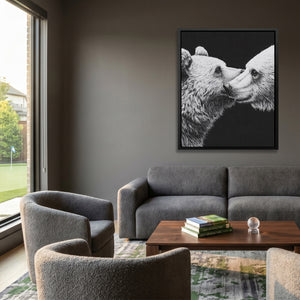 Bears Monochrome Embrace — Bears Monochrome Embrace Golf Course House Port 93