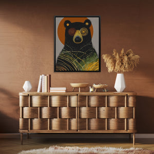 Bear's Spiral Trance - Luxury Wall Art