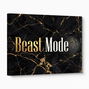 Beast Mode Golden โ beast mode golden angled flush print