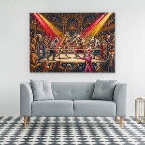 Beasts Boxing Ring — Beasts Boxing Ring Checkered Floor 34