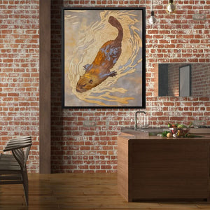 Beaver’s Journey - Luxury Wall Art