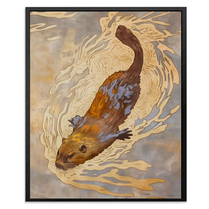 Beaver’s Journey - Luxury Wall Art