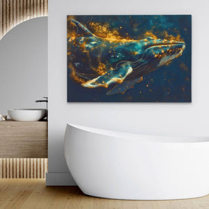 Beyond Depths - Large Watercolor Canvas Print