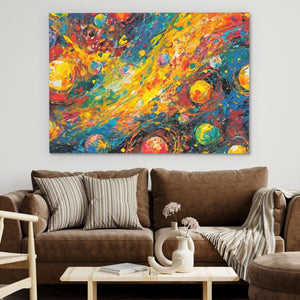 Beyond the Cosmos - Space Wall Art in Black Frame