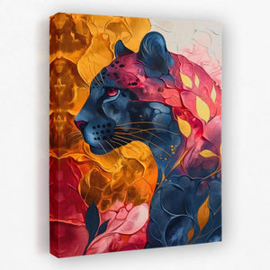 Big Cat Portrait - Animals Canvas Wall Art