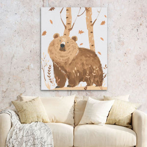 Big Forest Bear - Large Canvas Print
