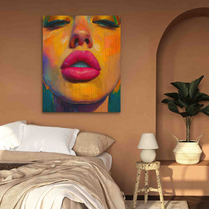Big Lips - Framed Art Print