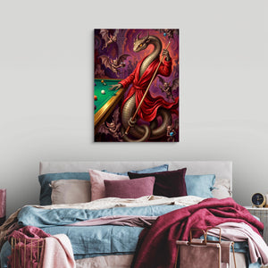 Billiards Serpent โ billiards serpent sq luxury bedroom 1port flush print