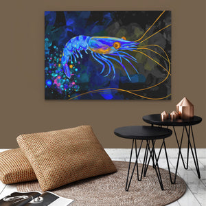 Bioluminescent Shrimp Rising — Bioluminescent Shrimp Rising brown wallroom 269