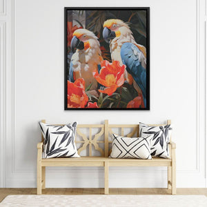 Birds of Paradise - Large Canvas Print