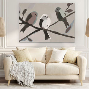 Birds on a Branch - Animals Art