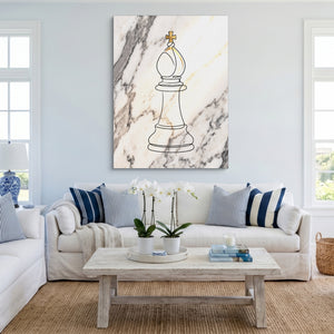 Bishop Golden Marble โ bishop golden marble sq cute livingroom 1port flush print