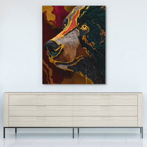 Black Bear Line — Black Bear Line White Wall 297
