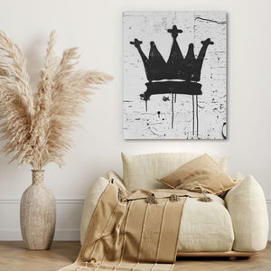 Black Crown - Framed Wall Art