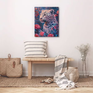 Blossoming Beast - Modern Colorful Canvas Wall Art