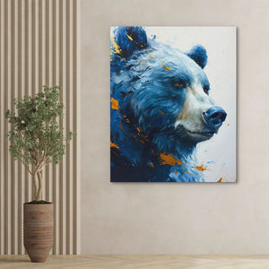 Blue Bear - Animals Art
