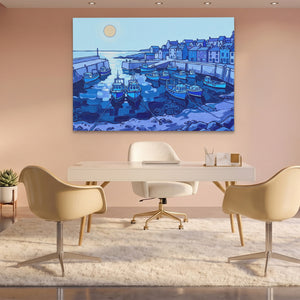 Blue Boats Harbor โ Blue Boats Harbor Pink Office Land 134