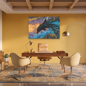 Blue Dolphin Burst — Blue Dolphin Burst Fun Office Land 81