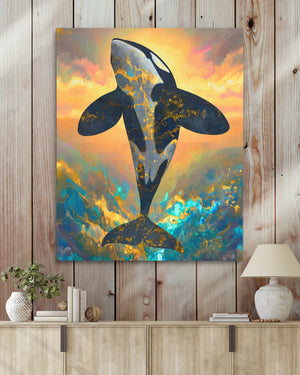 Blue Dolphin Celestial — Blue Dolphin Celestial Wood Walls With Table 322