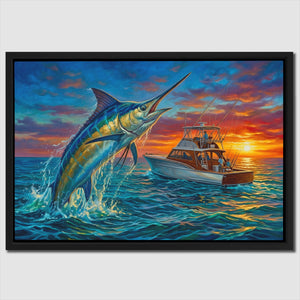 Blue Marlin Sunset — Blue Marlin Sunset Close Up Landscape 55