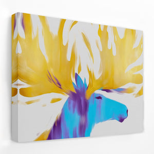 Blue Moose - Man Cave Canvas Wall Art