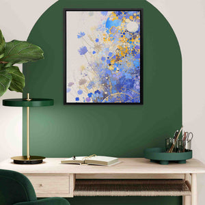 Blue Mosaic - Blue Canvas Wall Art