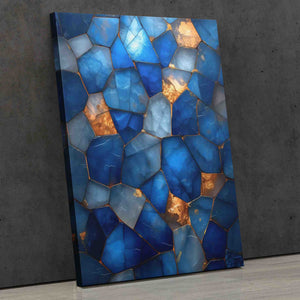 Blue Soul - Blue Sapphire Canvas Print