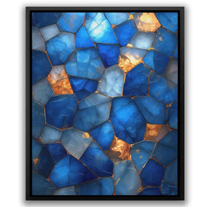 Blue Soul - Mineral Art for Bathroom