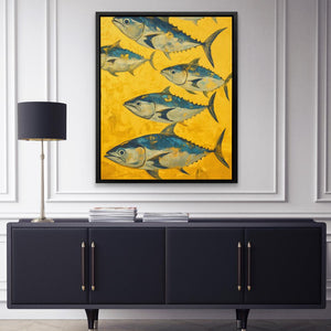 Bluefin Tuna School - Luxury Wall Art