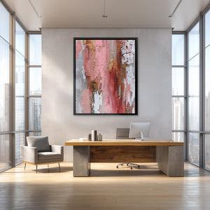 Blushing Tempest - Luxury Wall Art