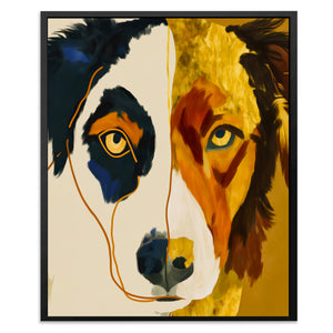 Border Collie Alert — Border Collie Alert Front Facing Portrait2 155