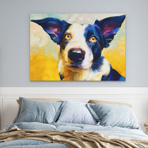 Border Collie Dusk - Luxury Wall Art