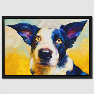 Border Collie Dusk - Luxury Wall Art