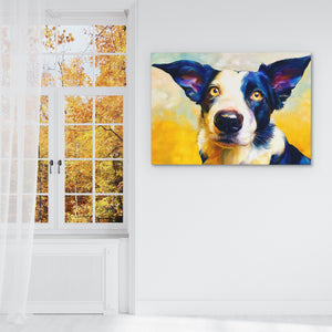 Border Collie Dusk - Luxury Wall Art