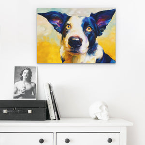 Border Collie Dusk - Luxury Wall Art