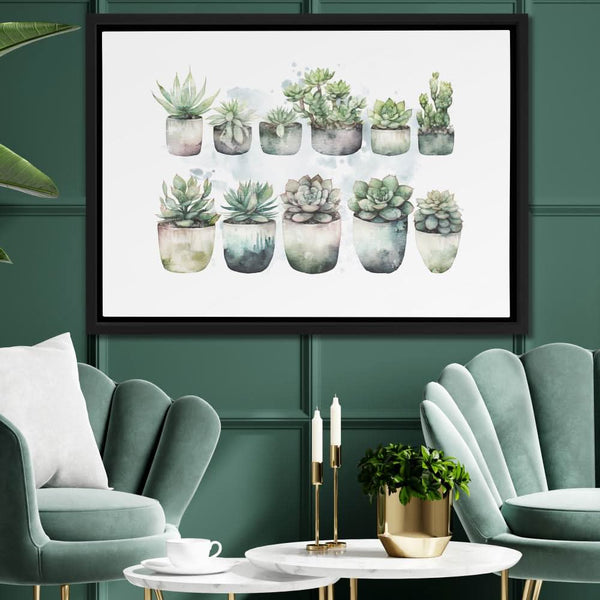 Botanical Pots in a room